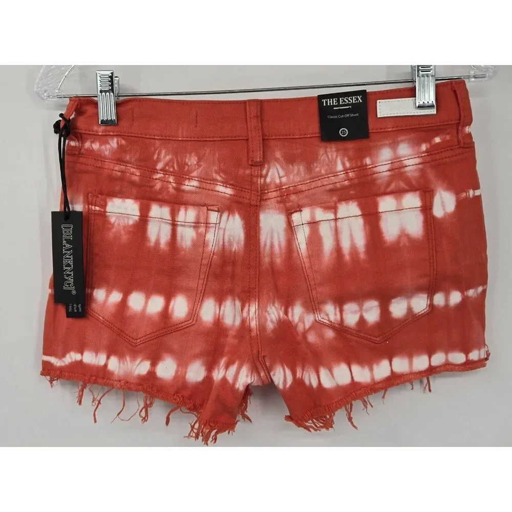 Blank‎ Nyc Shorts Women's 25 The Essex Classic Cut Off Tie Dye Casual Preppy